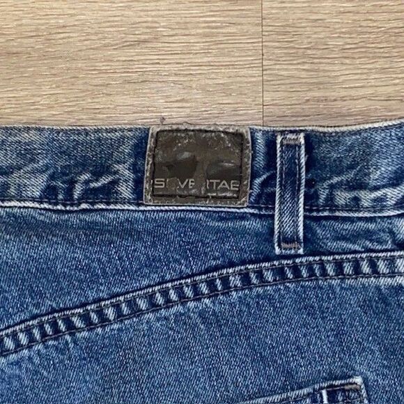 Vintage Levis SilverTab Jeans Mens 34x32 Baggy Fit Y2K 2000 Distressed Skater - Picture 8 of 8